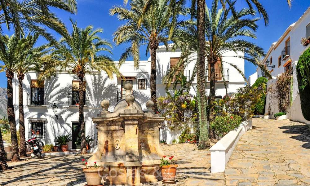 Prestigious townhouse for sale in an exclusive ‘pueblo style’ urbanisation on Marbella’s Golden Mile 73312