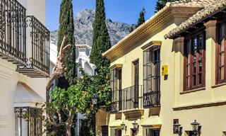 Prestigious townhouse for sale in an exclusive ‘pueblo style’ urbanisation on Marbella’s Golden Mile 73314 