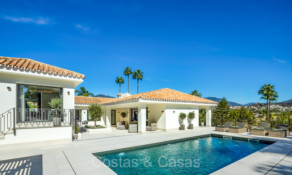 Refined luxury villa in a modern Mediterranean style for sale in Nueva Andalucia, Marbella 73248