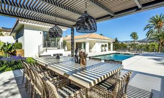 Refined luxury villa in a modern Mediterranean style for sale in Nueva Andalucia, Marbella 73251 