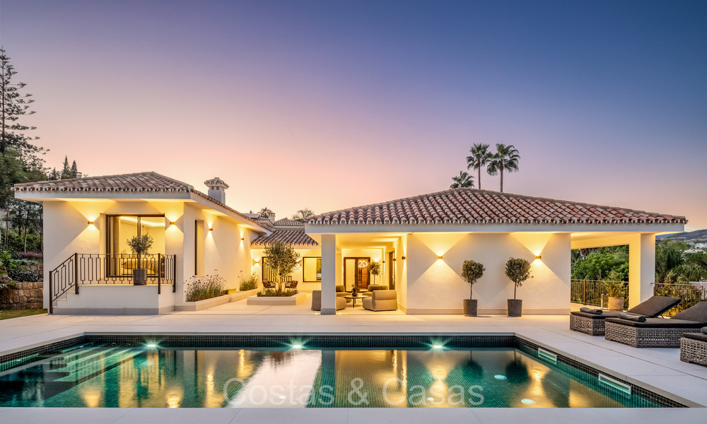 Refined luxury villa in a modern Mediterranean style for sale in Nueva Andalucia, Marbella 73261