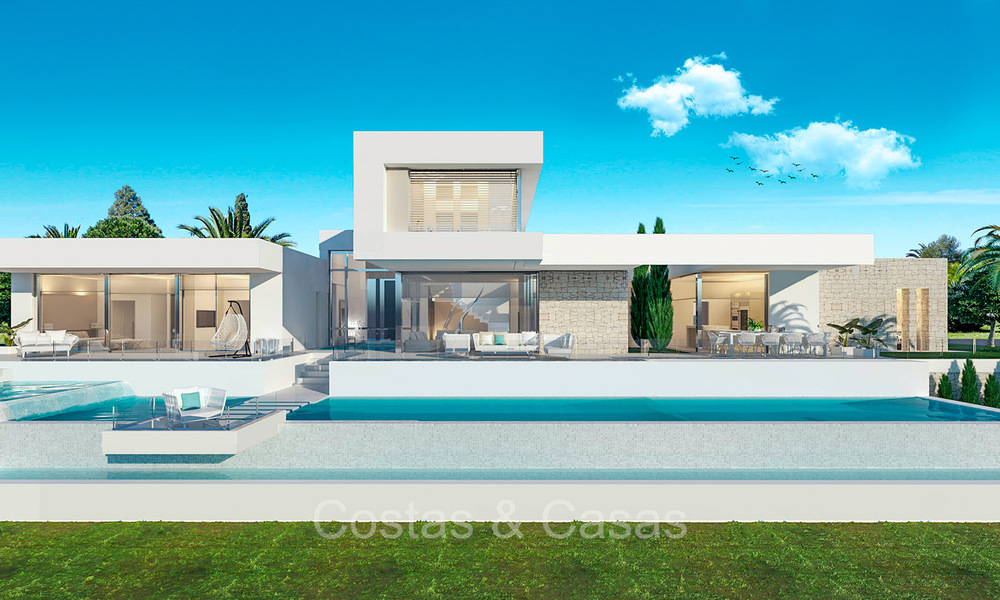 Off plan luxury villa for sale in the exclusive 5* Los Flamingos Golf Resort on the New Golden Mile, Marbella - Benahavis 73329