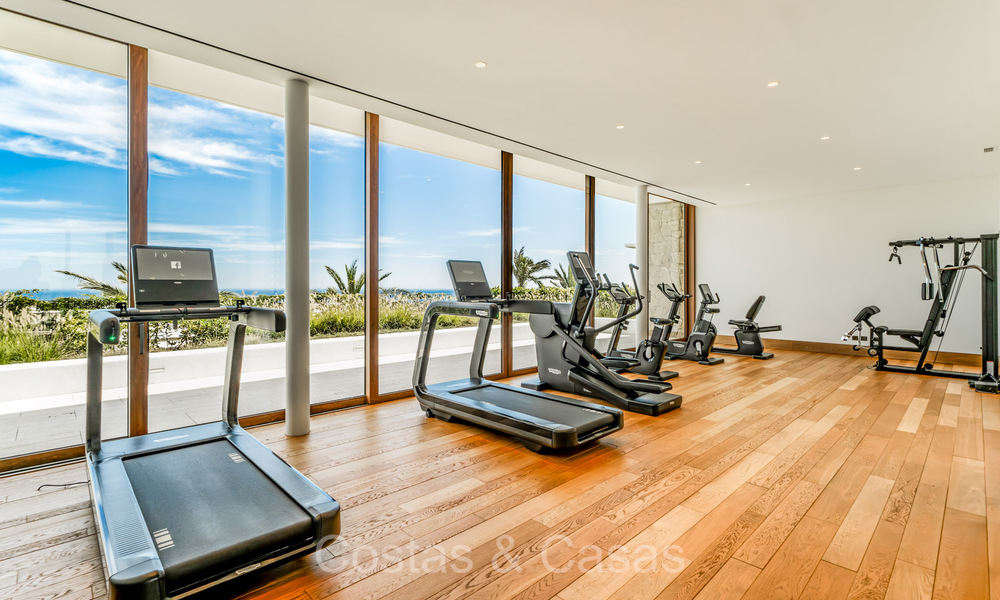 First class modern luxury apartment with breathtaking sea and golf views for sale in a 5* golf resort in Casares, Costa del Sol 73387