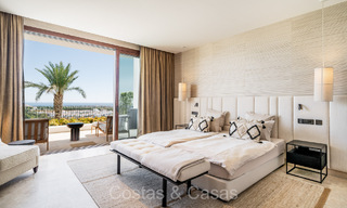 First class modern luxury apartment with breathtaking sea and golf views for sale in a 5* golf resort in Casares, Costa del Sol 73397 