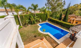 Traditional Spanish luxury villa for sale with sea views in an exclusive gated community in La Quinta, Benahavis - Marbella 73425 