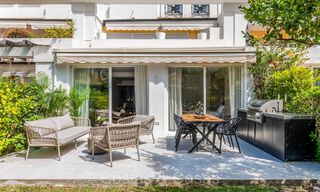 Quality renovated garden apartment for sale, bordering a leading golf course in La Quinta, Benahavis - Marbella 73558 