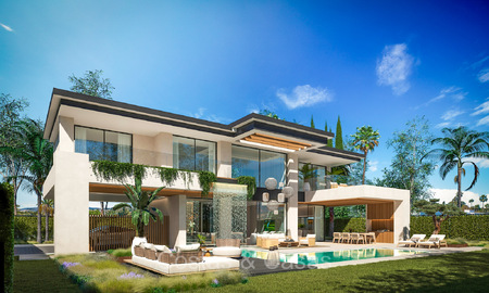 New on the market. 7 new boutique villas for sale, walking distance to Puerto Banus and San Pedro beach, Marbella 73521