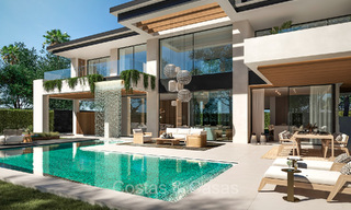 New on the market. 7 new boutique villas for sale, walking distance to Puerto Banus and San Pedro beach, Marbella 73533 