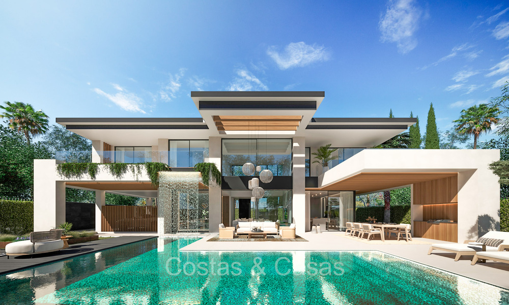 New on the market. 7 new boutique villas for sale, walking distance to Puerto Banus and San Pedro beach, Marbella 73540