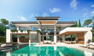 New on the market. 7 new boutique villas for sale, walking distance to Puerto Banus and San Pedro beach, Marbella 73540 