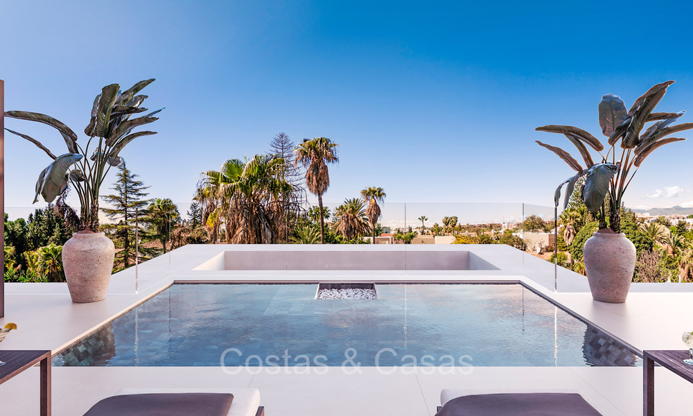 New on the market. 7 new boutique villas for sale, walking distance to Puerto Banus and San Pedro beach, Marbella 73545