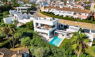 Stunning modern luxury villa for sale in a prime residential area on the New Golden Mile between Marbella and Estepona 73762 