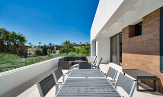 Stunning modern luxury villa for sale in a prime residential area on the New Golden Mile between Marbella and Estepona 73785 