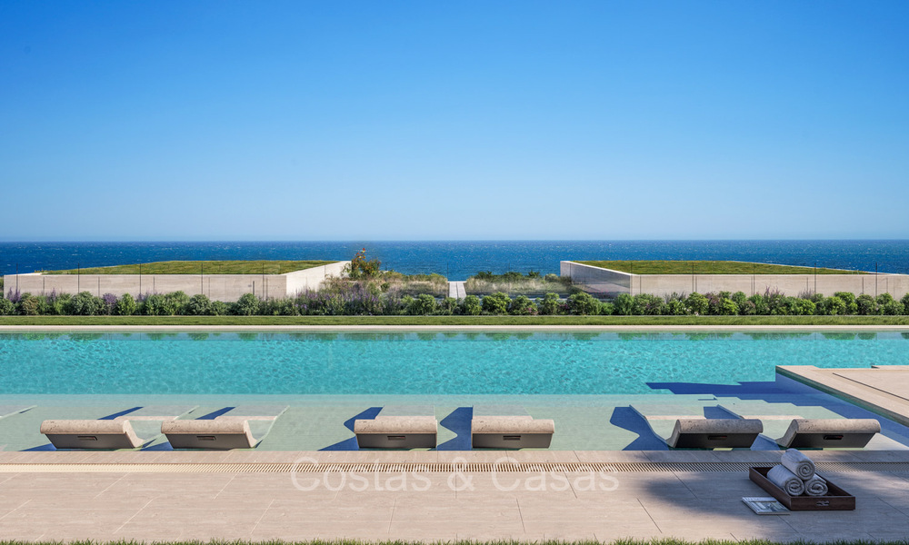 New boutique apartments and houses in a beachfront complex for sale in Manilva on the Costa del Sol 73503