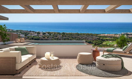 Advanced new build apartments with panoramic sea views for sale in Cabopino, east Marbella 73546