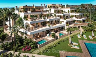 Advanced new build apartments with panoramic sea views for sale in Cabopino, east Marbella 73549 