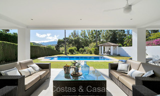 Spacious Mediterranean style family villa for sale, frontline golf on the New Golden Mile, Marbella - Benahavis 73625 