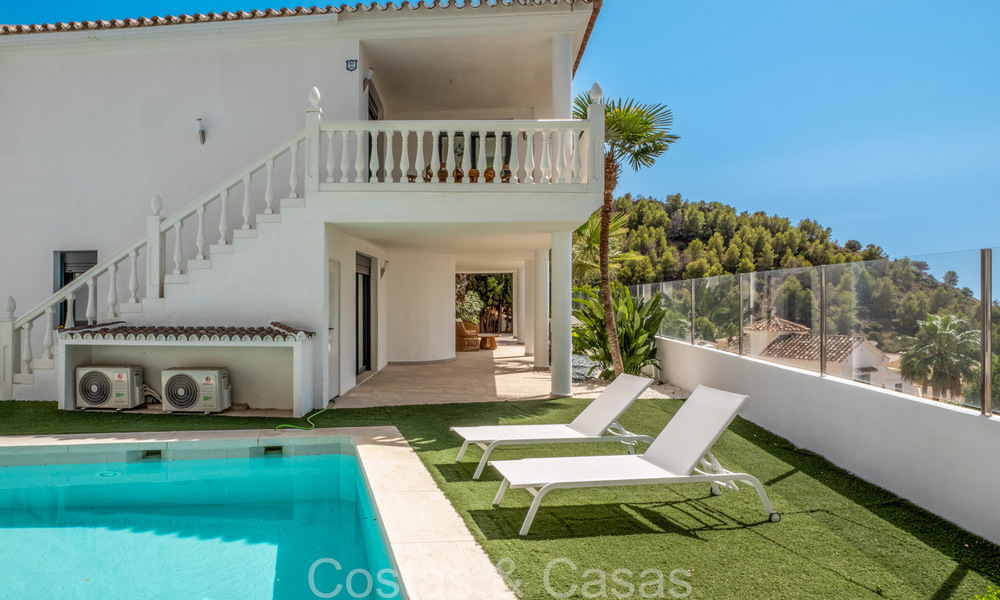 Stunning contemporary Mediterranean style villa for sale with panoramic sea views in the hills of Mijas, Costa del Sol 73638