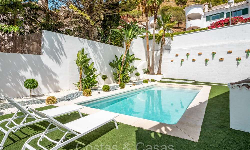 Stunning contemporary Mediterranean style villa for sale with panoramic sea views in the hills of Mijas, Costa del Sol 73639