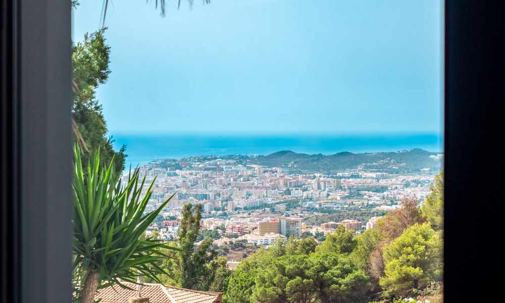 Stunning contemporary Mediterranean style villa for sale with panoramic sea views in the hills of Mijas, Costa del Sol 73649