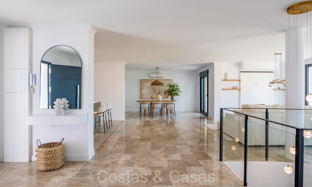 Stunning contemporary Mediterranean style villa for sale with panoramic sea views in the hills of Mijas, Costa del Sol 73653