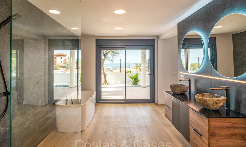 Stunning contemporary Mediterranean style villa for sale with panoramic sea views in the hills of Mijas, Costa del Sol 73669