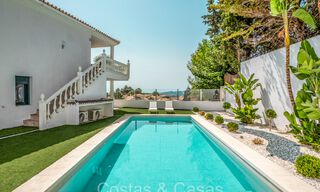 Stunning contemporary Mediterranean style villa for sale with panoramic sea views in the hills of Mijas, Costa del Sol 73679 