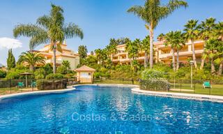 3 bedroom apartment for sale within walking distance to Puerto Banus and the beach in a gated community in Nueva Andalucia, Marbella 73701 