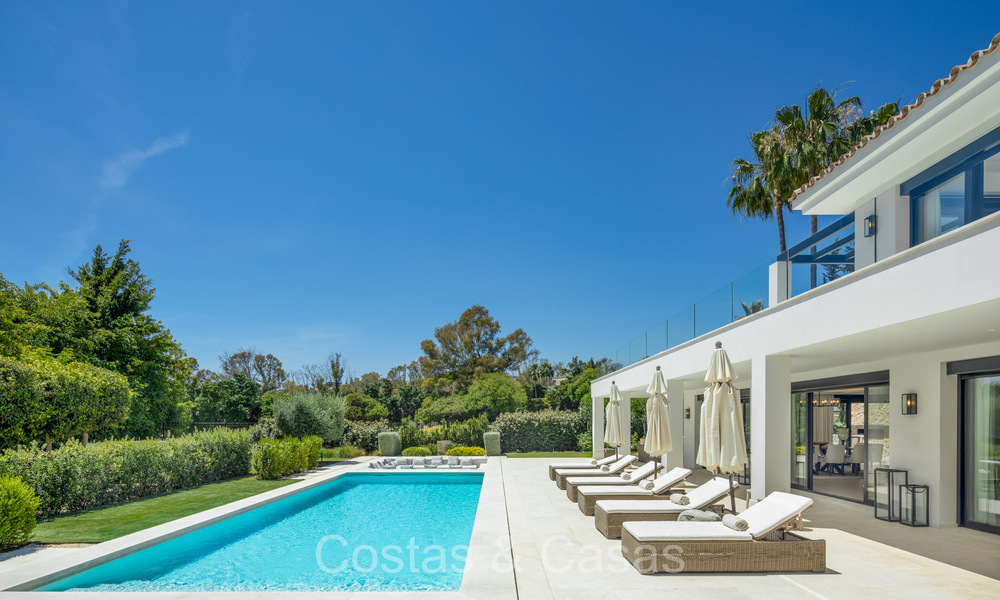 Luxurious renovated modern Mediterranean villa for sale, frontline golf in Nueva Andalucia, Marbella 73868