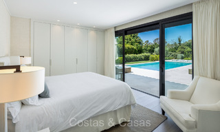 Luxurious renovated modern Mediterranean villa for sale, frontline golf in Nueva Andalucia, Marbella 73882 