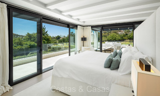 Luxurious renovated modern Mediterranean villa for sale, frontline golf in Nueva Andalucia, Marbella 73890 