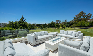 Luxurious renovated modern Mediterranean villa for sale, frontline golf in Nueva Andalucia, Marbella 73893 