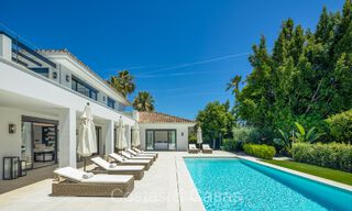 Luxurious renovated modern Mediterranean villa for sale, frontline golf in Nueva Andalucia, Marbella 73900 