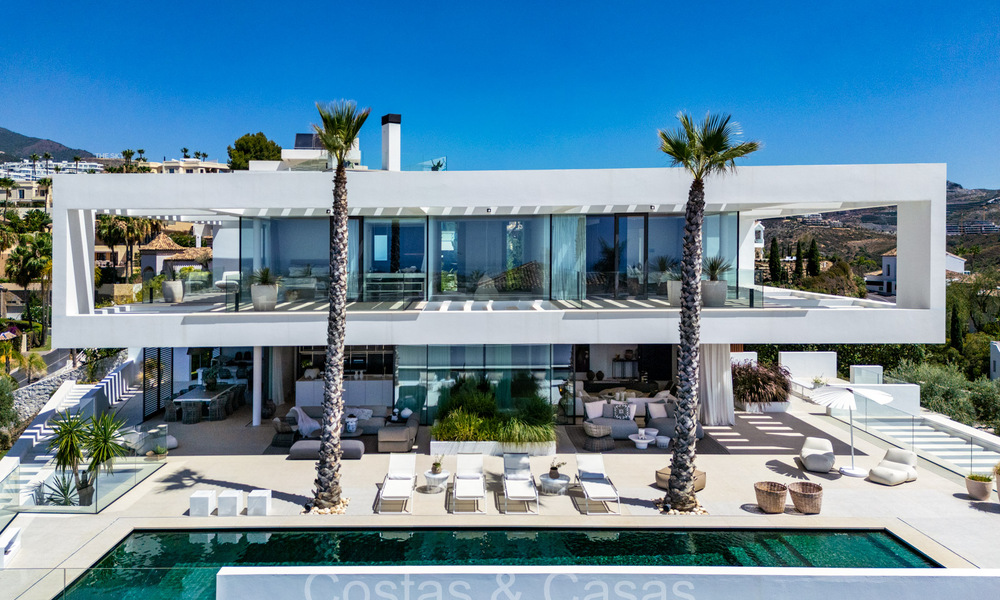 Majestic designer villa with cutting-edge architecture for sale in La Quinta, Benahavis - Marbella 73976