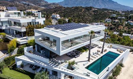 Majestic designer villa with cutting-edge architecture for sale in La Quinta, Benahavis - Marbella 73977