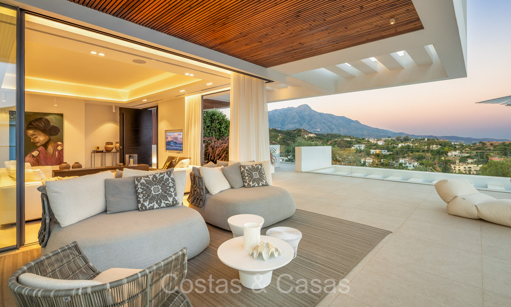 Majestic designer villa with cutting-edge architecture for sale in La Quinta, Benahavis - Marbella 74012