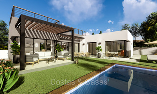 Modernist new build villa for sale in a golf area near Estepona centre 74180 