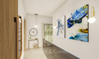 Modernist new build villa for sale in a golf area near Estepona centre 74185 