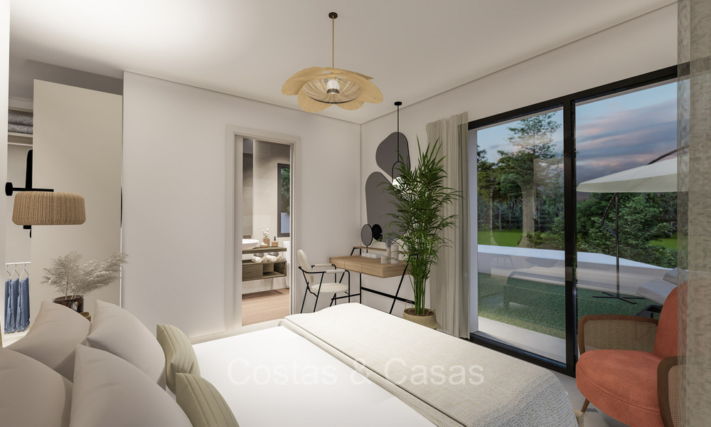 Modernist new build villa for sale in a golf area near Estepona centre 74192