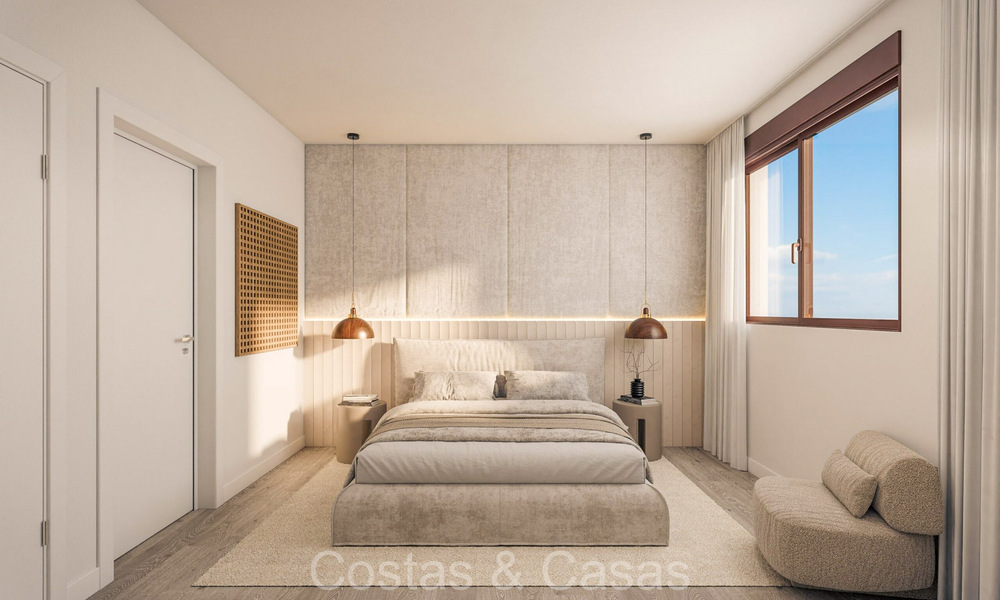 New on the market! Modern townhouses for sale, a stone's throw from the golf courses in Mijas Costa, Costa del Sol 74260