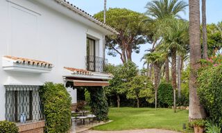 Charming Mediterranean villa for sale just a stone's throw from the beach in Los Monteros, east of Marbella centre 74339 