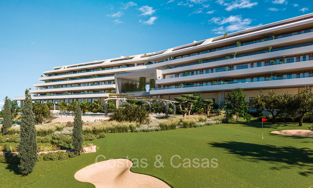 New on the market. Stylish apartments with phenomenal sea views for sale in a luxury resort in Fuengirola, Costa del Sol 74366