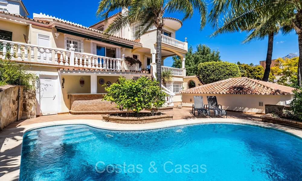 Spanish villa for sale within walking distance to everything in Nueva Andalucia, Marbella 74371