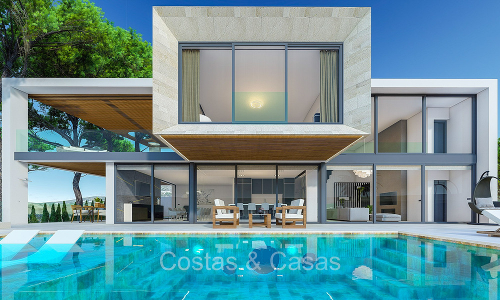 New build designer villa with phenomenal sea views for sale in the hills of Mijas Pueblo, Costa del Sol 74432