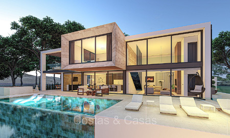 New build designer villa with phenomenal sea views for sale in the hills of Mijas Pueblo, Costa del Sol 74433