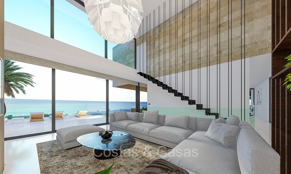 New build designer villa with phenomenal sea views for sale in the hills of Mijas Pueblo, Costa del Sol 74435