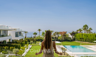 Sophisticated luxury home for sale in a progressive complex with panoramic sea views on Marbella’s Golden Mile 74581 