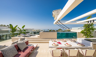 Sophisticated luxury home for sale in a progressive complex with panoramic sea views on Marbella’s Golden Mile 74584 