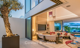 Sophisticated luxury home for sale in a progressive complex with panoramic sea views on Marbella’s Golden Mile 74621 