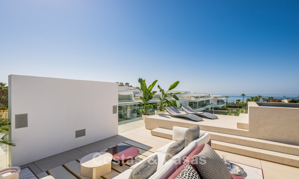 Sophisticated luxury home for sale in a progressive complex with panoramic sea views on Marbella’s Golden Mile 74632